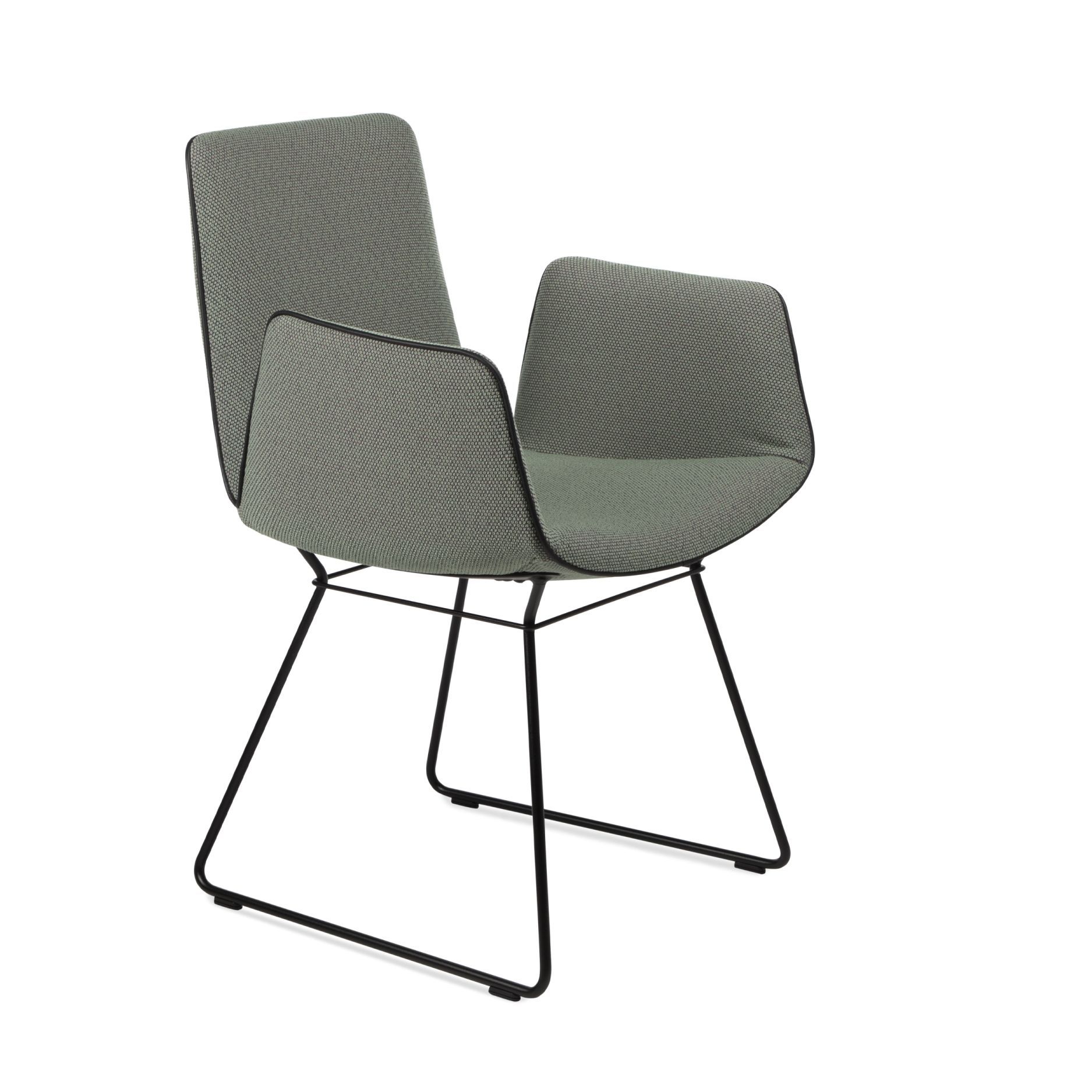 Amelie Armchair high armrests Freifrau Manufaktur